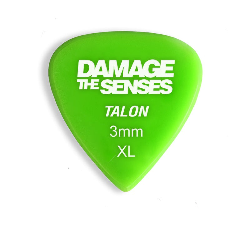 Acrylic Pick - Talon 3mm (Apple Green) Damage The Senses