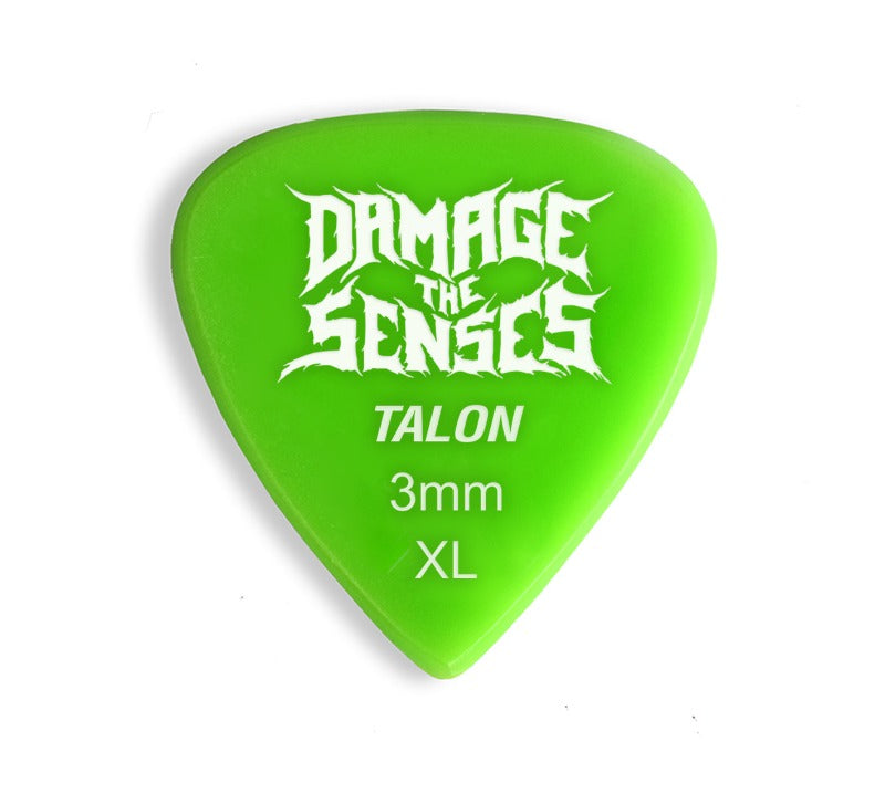 Acrylic Pick - Talon 3mm (Apple Green) Damage The Senses