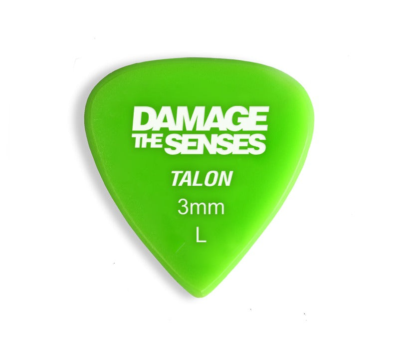 Acrylic Pick - Talon 3mm (Apple Green) Damage The Senses