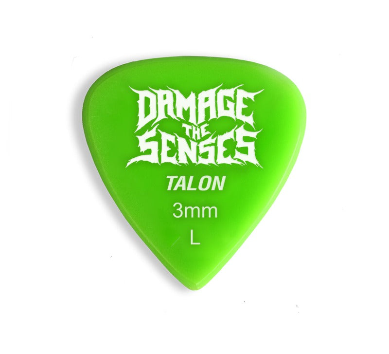 Acrylic Pick - Talon 3mm (Apple Green) Damage The Senses