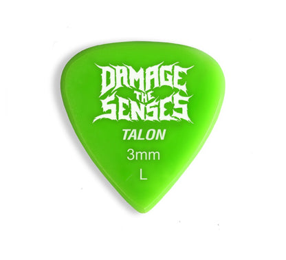 Acrylic Pick - Talon 3mm (Apple Green) Damage The Senses