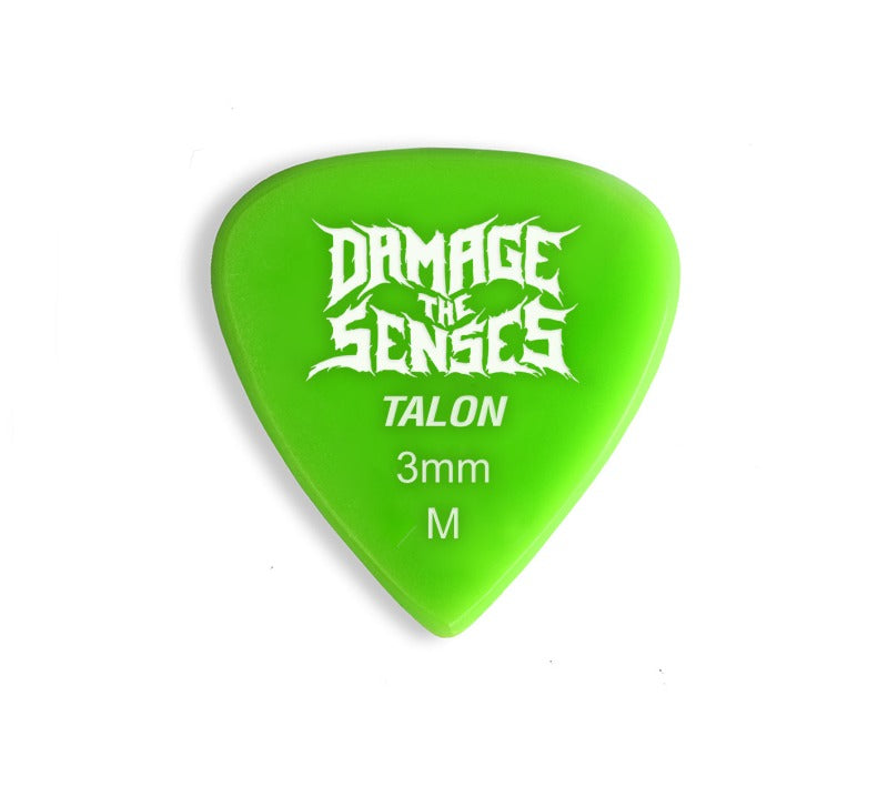 Acrylic Pick - Talon 3mm (Apple Green) Damage The Senses