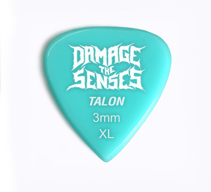 Acrylic Pick - Talon 3mm (Aqua) Damage The Senses