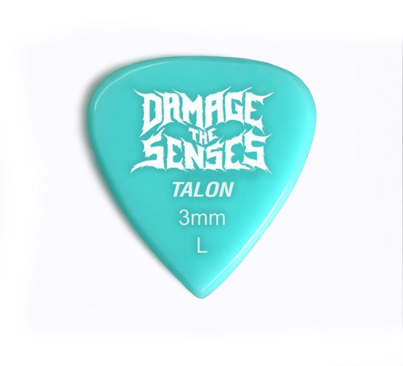 Acrylic Pick - Talon 3mm (Aqua) Damage The Senses