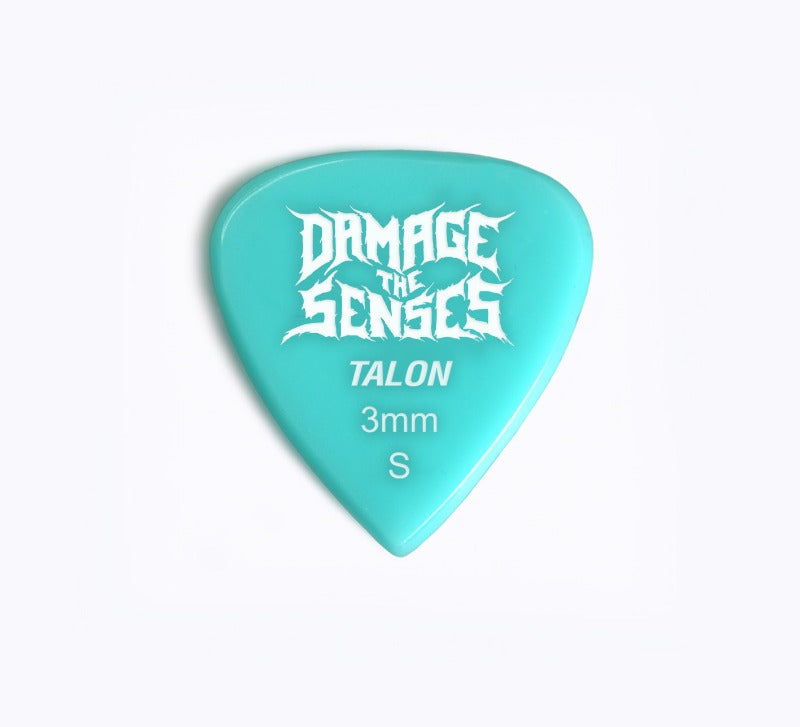 Acrylic Pick - Talon 3mm (Aqua) Damage The Senses