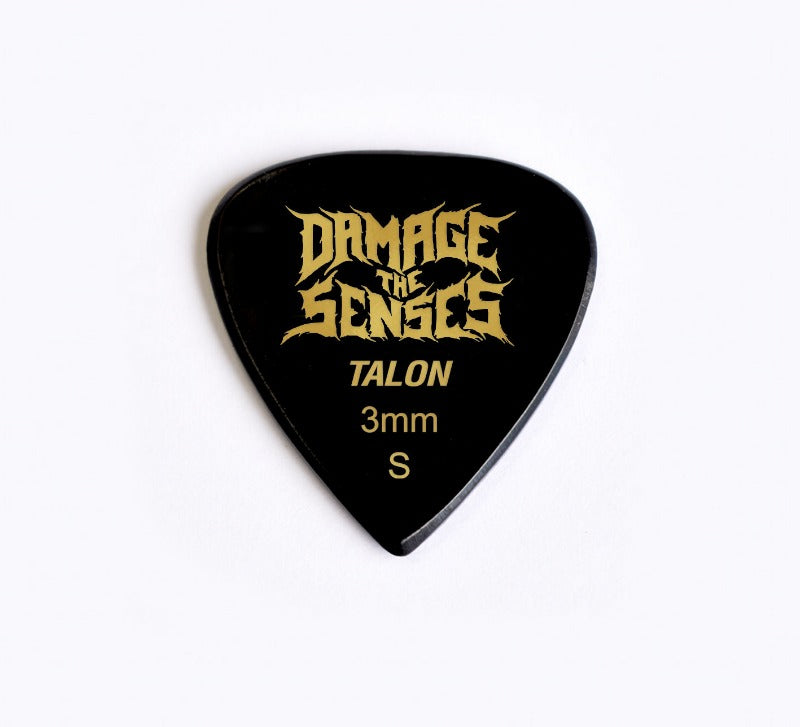 Acrylic Pick - Talon 3mm (Black) Damage The Senses