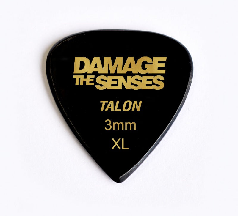 Acrylic Pick - Talon 3mm (Black) Damage The Senses