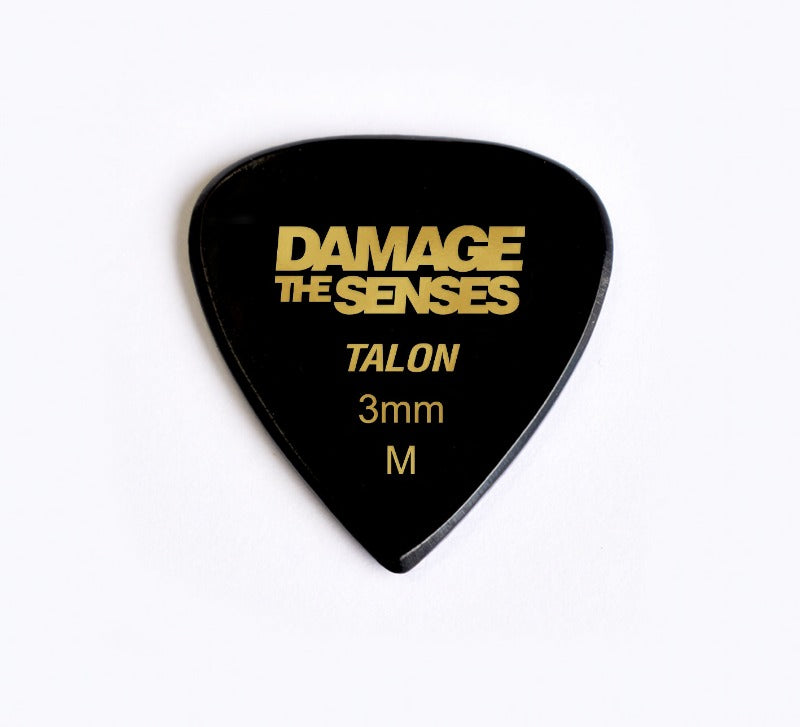 Acrylic Pick - Talon 3mm (Black) Damage The Senses