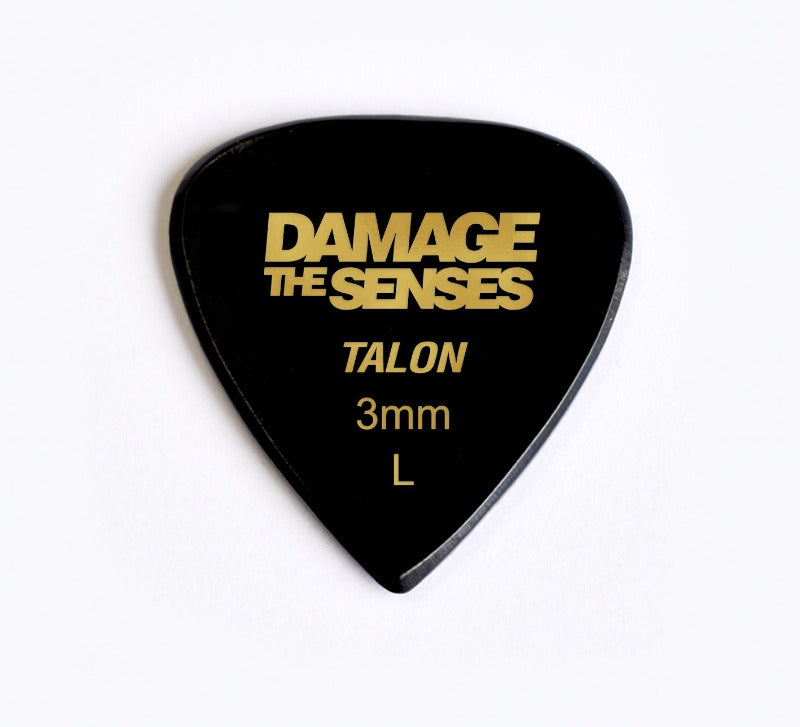 Acrylic Pick - Talon 3mm (Black) Damage The Senses