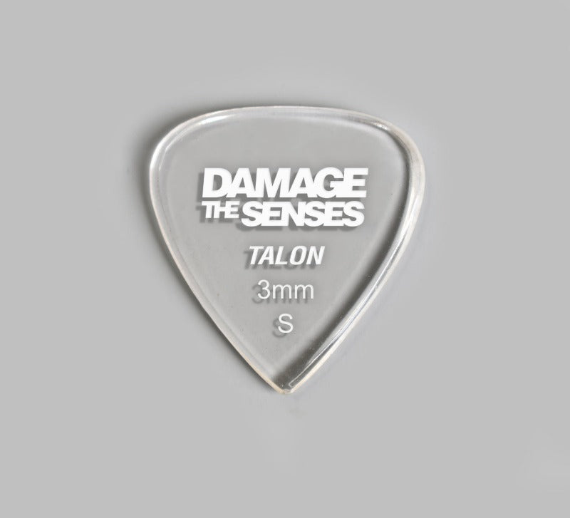 Acrylic Pick - Talon 3mm (Clear) Damage The Senses