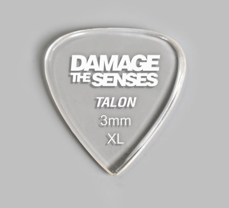 Acrylic Pick - Talon 3mm (Clear) Damage The Senses