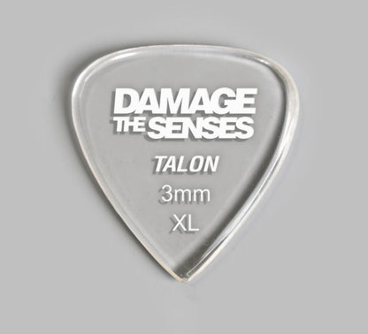 Acrylic Pick - Talon 3mm (Clear) Damage The Senses