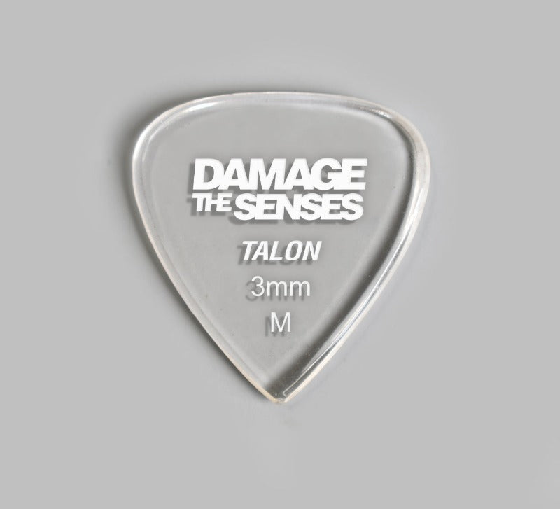 Acrylic Pick - Talon 3mm (Clear) Damage The Senses