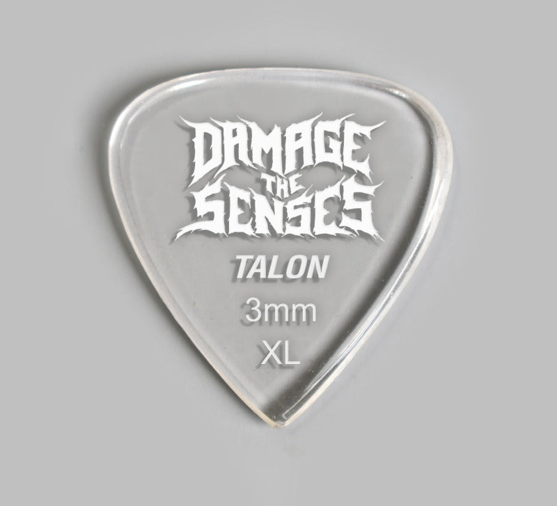 Acrylic Pick - Talon 3mm (Clear) Damage The Senses