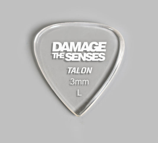 Acrylic Pick - Talon 3mm (Clear) Damage The Senses