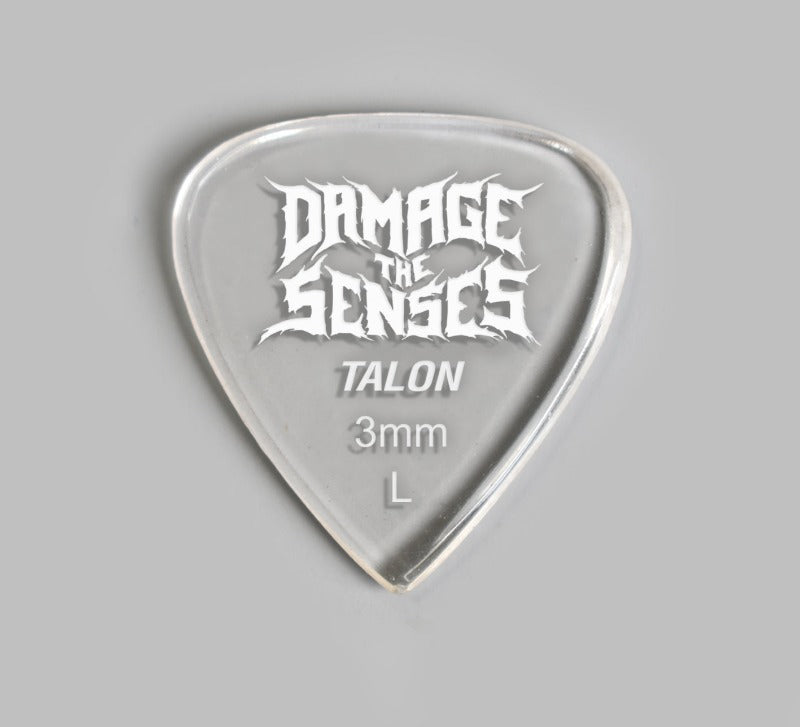 Acrylic Pick - Talon 3mm (Clear) Damage The Senses