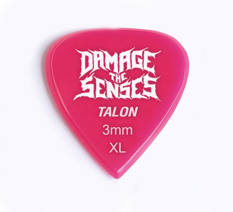 Acrylic Pick - Talon 3mm (Fuschia) Damage The Senses