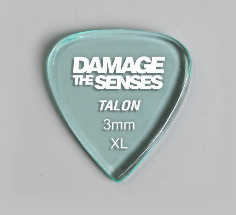 Acrylic Pick - Talon 3mm (Glass Green) Damage The Senses