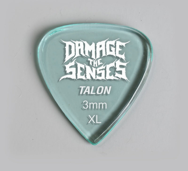 Acrylic Pick - Talon 3mm (Glass Green) Damage The Senses