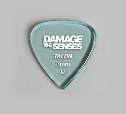 Acrylic Pick - Talon 3mm (Glass Green) Damage The Senses