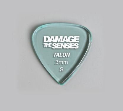 Acrylic Pick - Talon 3mm (Glass Green) Damage The Senses