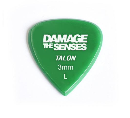 Acrylic Pick - Talon 3mm (Green) Damage The Senses