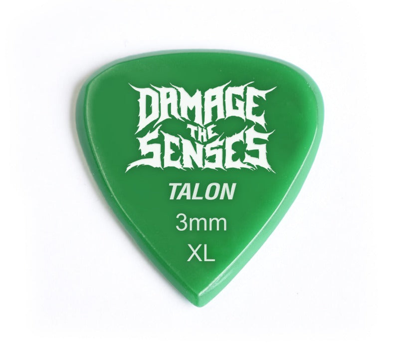 Acrylic Pick - Talon 3mm (Green) Damage The Senses