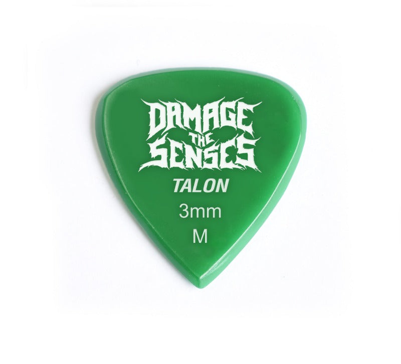 Acrylic Pick - Talon 3mm (Green) Damage The Senses