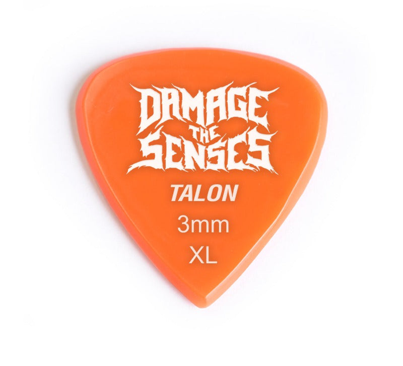 Acrylic Pick - Talon 3mm (Orange) Damage The Senses