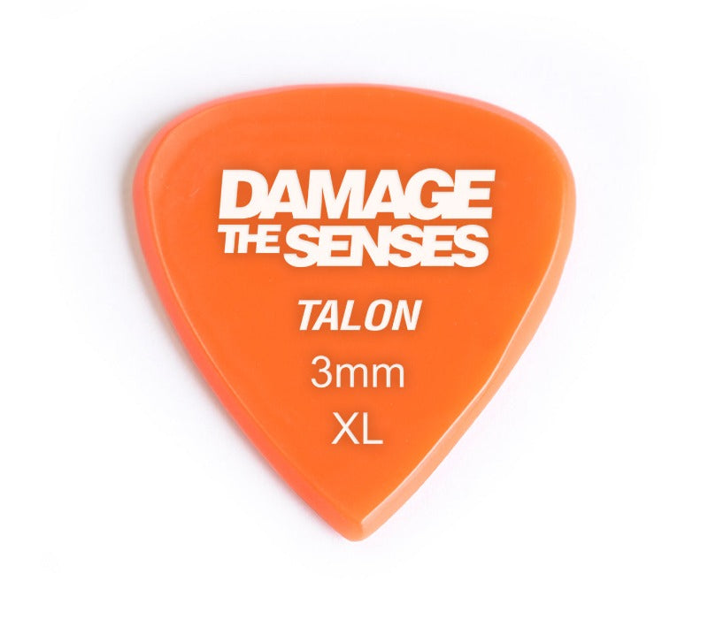 Acrylic Pick - Talon 3mm (Orange) Damage The Senses