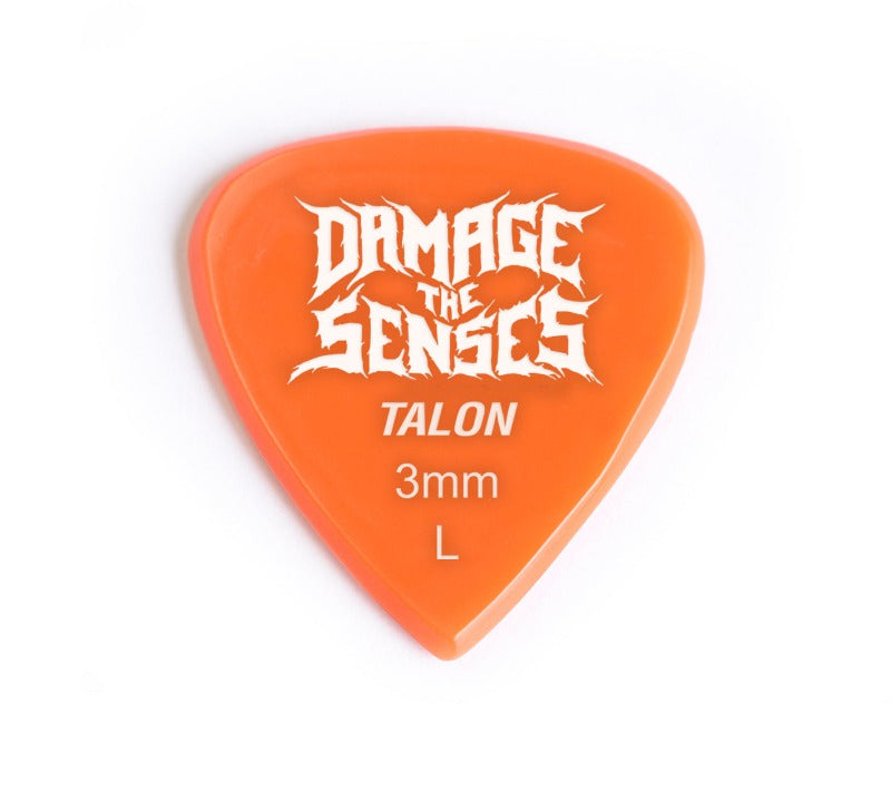 Acrylic Pick - Talon 3mm (Orange) Damage The Senses