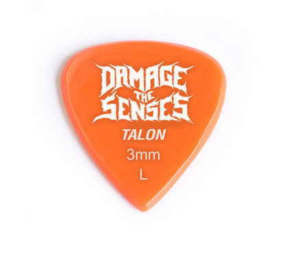 Acrylic Pick - Talon 3mm (Orange) Damage The Senses