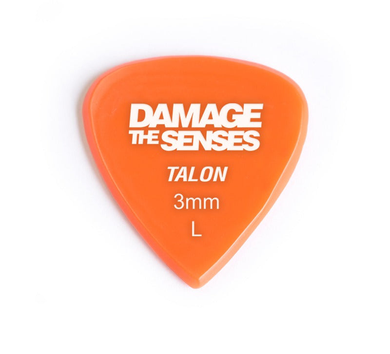 Acrylic Pick - Talon 3mm (Orange) Damage The Senses