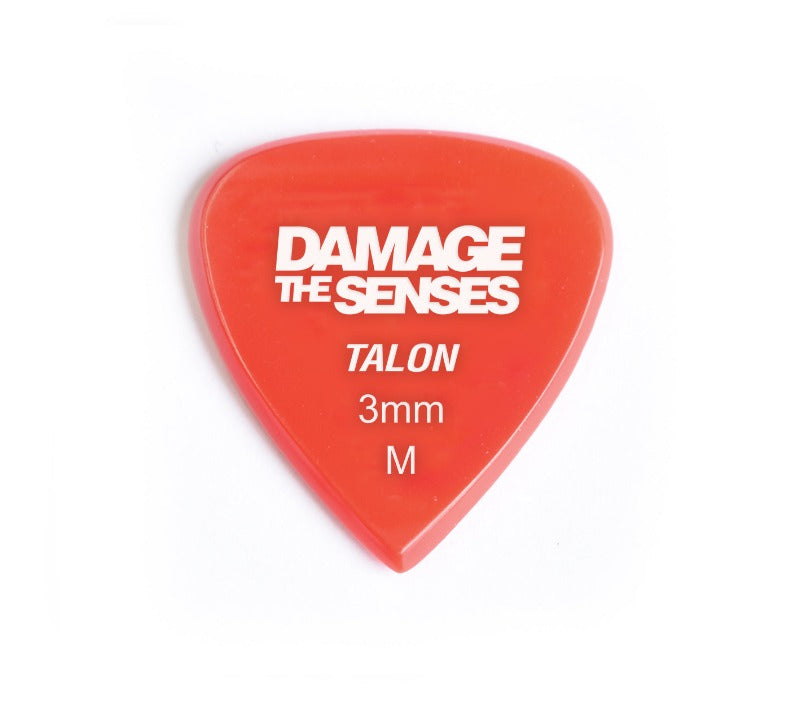 Acrylic Pick - Talon 3mm (Red) Damage The Senses