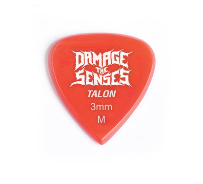 Acrylic Pick - Talon 3mm (Red) Damage The Senses