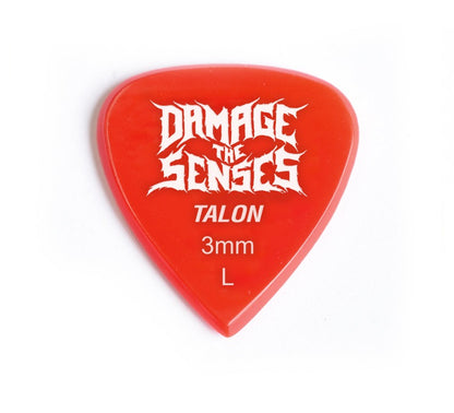 Acrylic Pick - Talon 3mm (Red) Damage The Senses