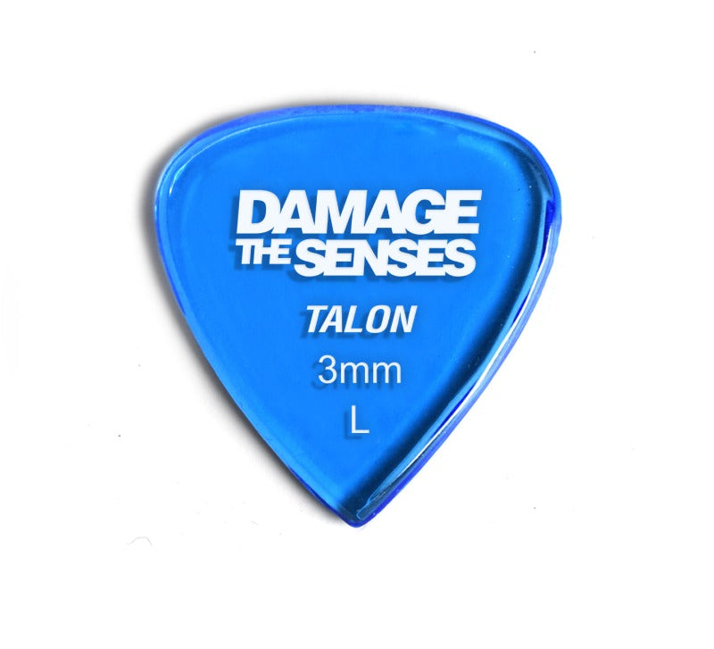 Acrylic Pick - Talon 3mm (Trans Blue) Damage The Senses