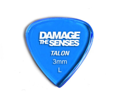 Acrylic Pick - Talon 3mm (Trans Blue) Damage The Senses