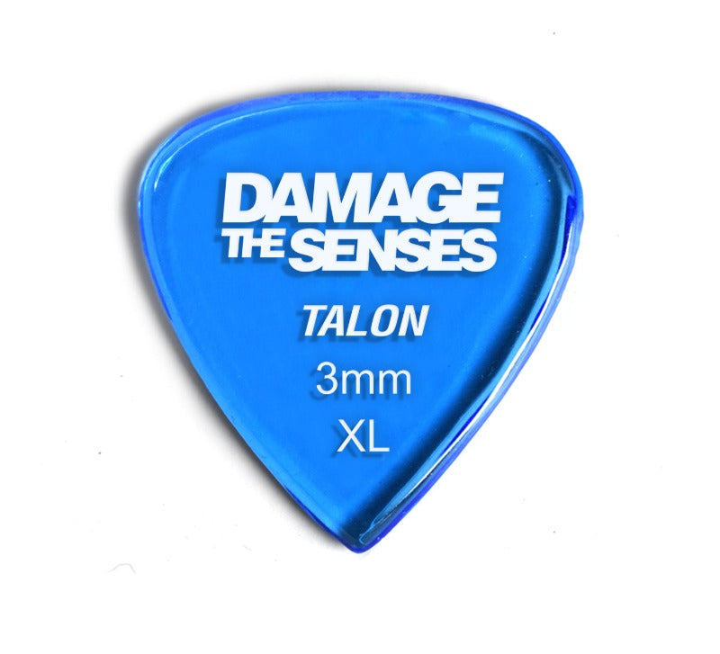 Acrylic Pick - Talon 3mm (Trans Blue) Damage The Senses