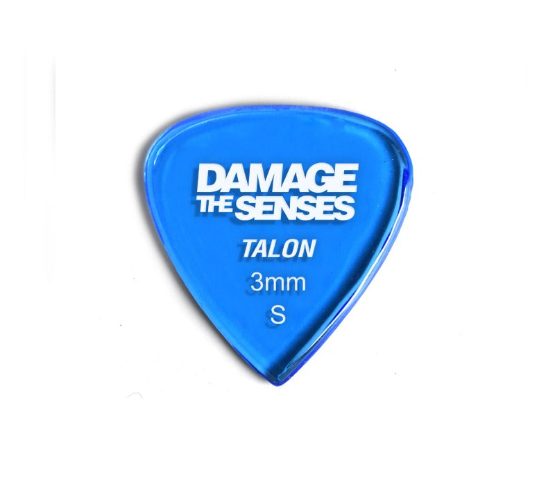 Acrylic Pick - Talon 3mm (Trans Blue) Damage The Senses