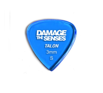 Acrylic Pick - Talon 3mm (Trans Blue) Damage The Senses