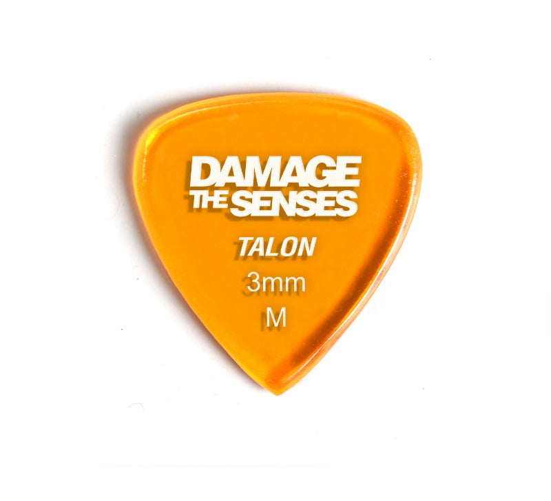 Acrylic Pick - Talon 3mm (Trans Orange) Damage The Senses