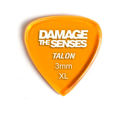 Acrylic Pick - Talon 3mm (Trans Orange) Damage The Senses