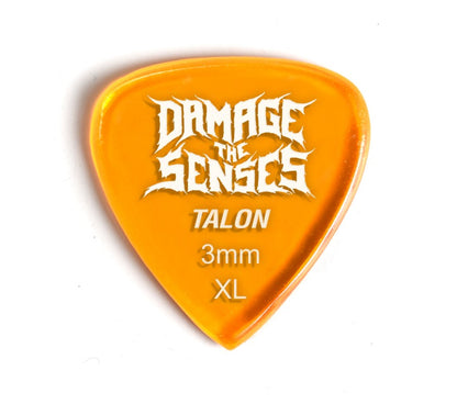 Acrylic Pick - Talon 3mm (Trans Orange) Damage The Senses