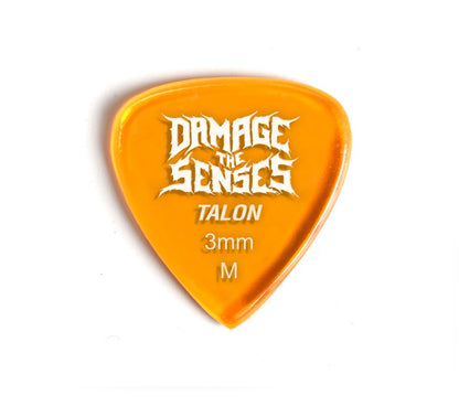 Acrylic Pick - Talon 3mm (Trans Orange) Damage The Senses