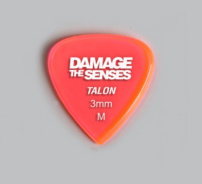 Acrylic Pick - Talon 3mm (Trans Pink) Damage The Senses