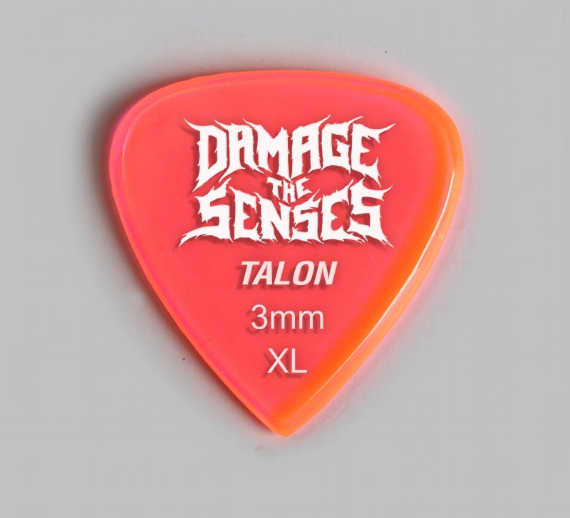 Acrylic Pick - Talon 3mm (Trans Pink) Damage The Senses