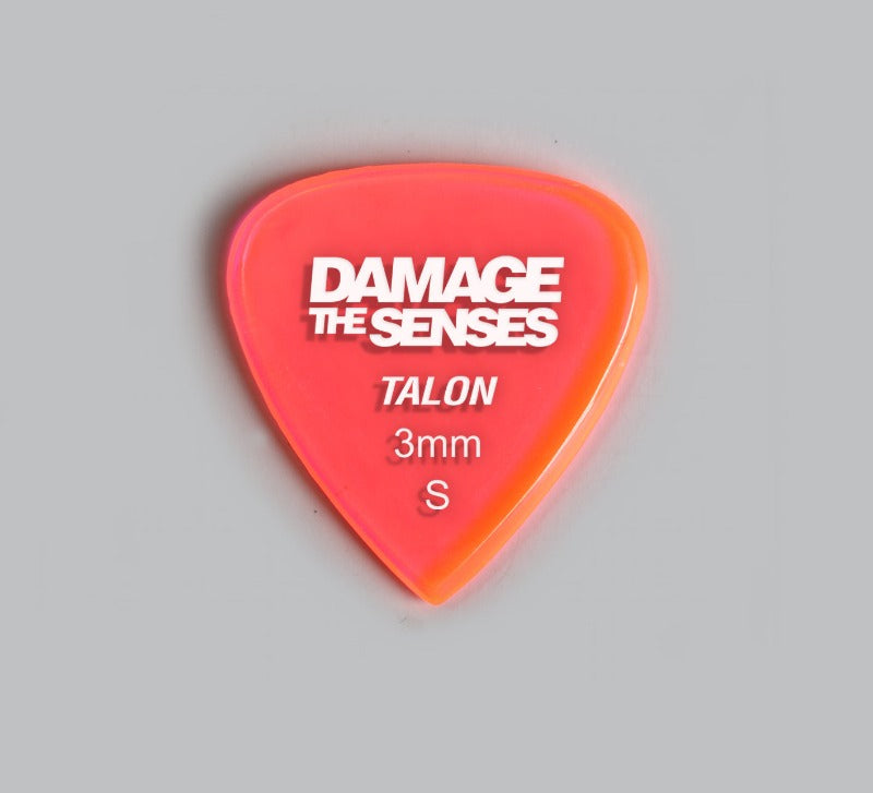 Acrylic Pick - Talon 3mm (Trans Pink) Damage The Senses