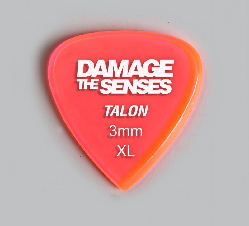 Acrylic Pick - Talon 3mm (Trans Pink) Damage The Senses