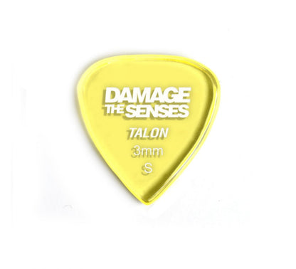 Acrylic Pick - Talon 3mm (Trans Yellow) Damage The Senses